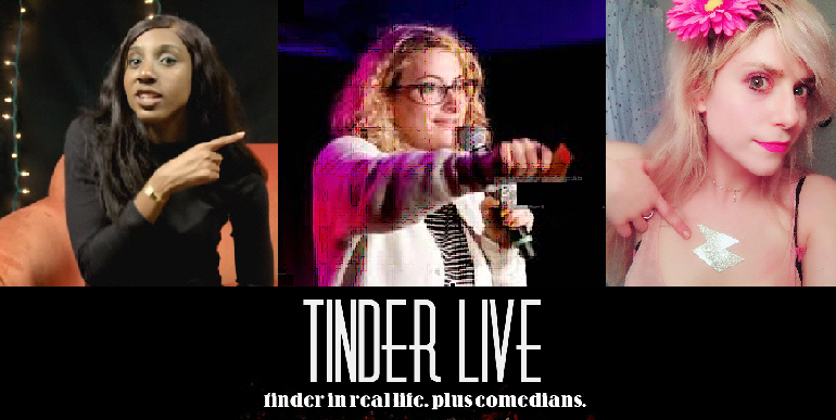 Ziwe Fumudoh, Jo Firestone, and Lane Moore: "Lane Moore's Tinder Live"